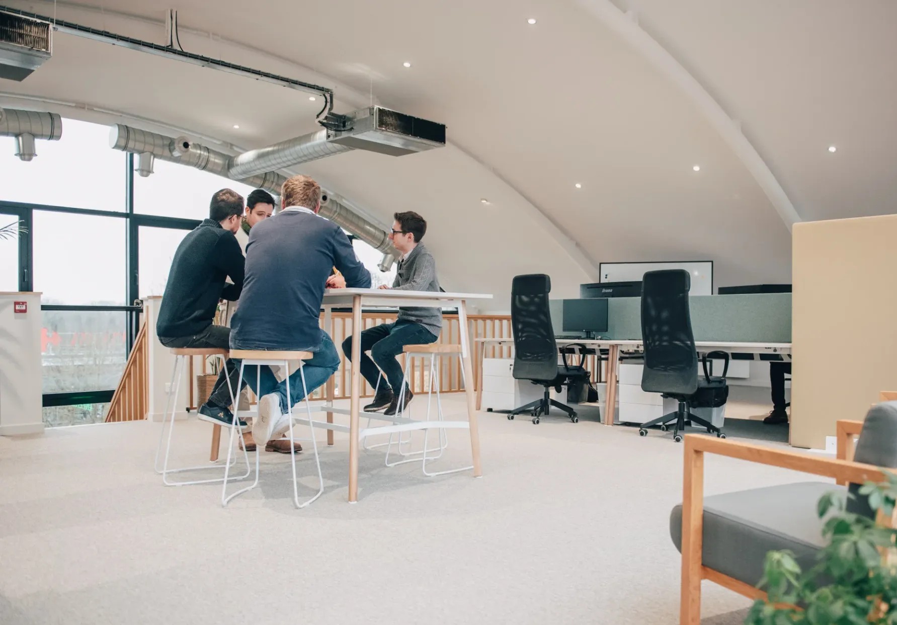 L'équipe Infitex réunie dans les locaux de Hem